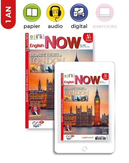 Pack English Now : Papier & Audio & Numérique