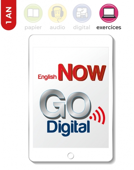 1 an exercices Go digital pour English Now