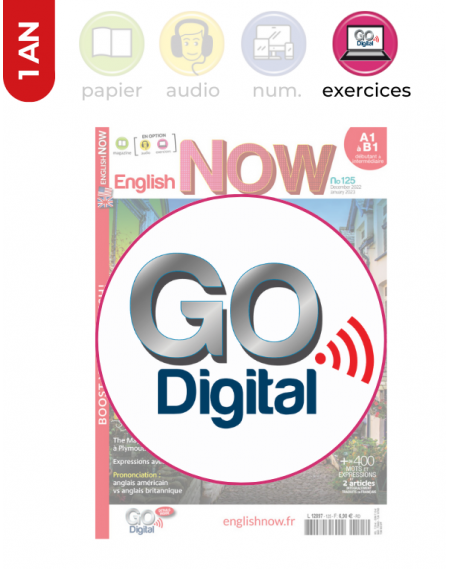 1 an | Go digital | English Now