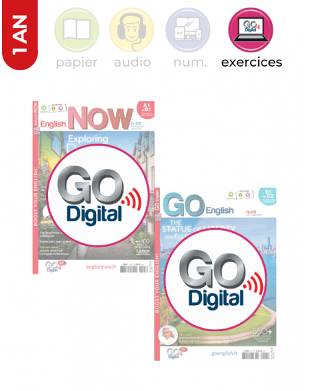 1 an Go Digital pour English Now&Go English
