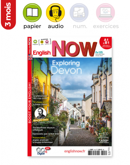 3 mois |Papier + audio| English Now